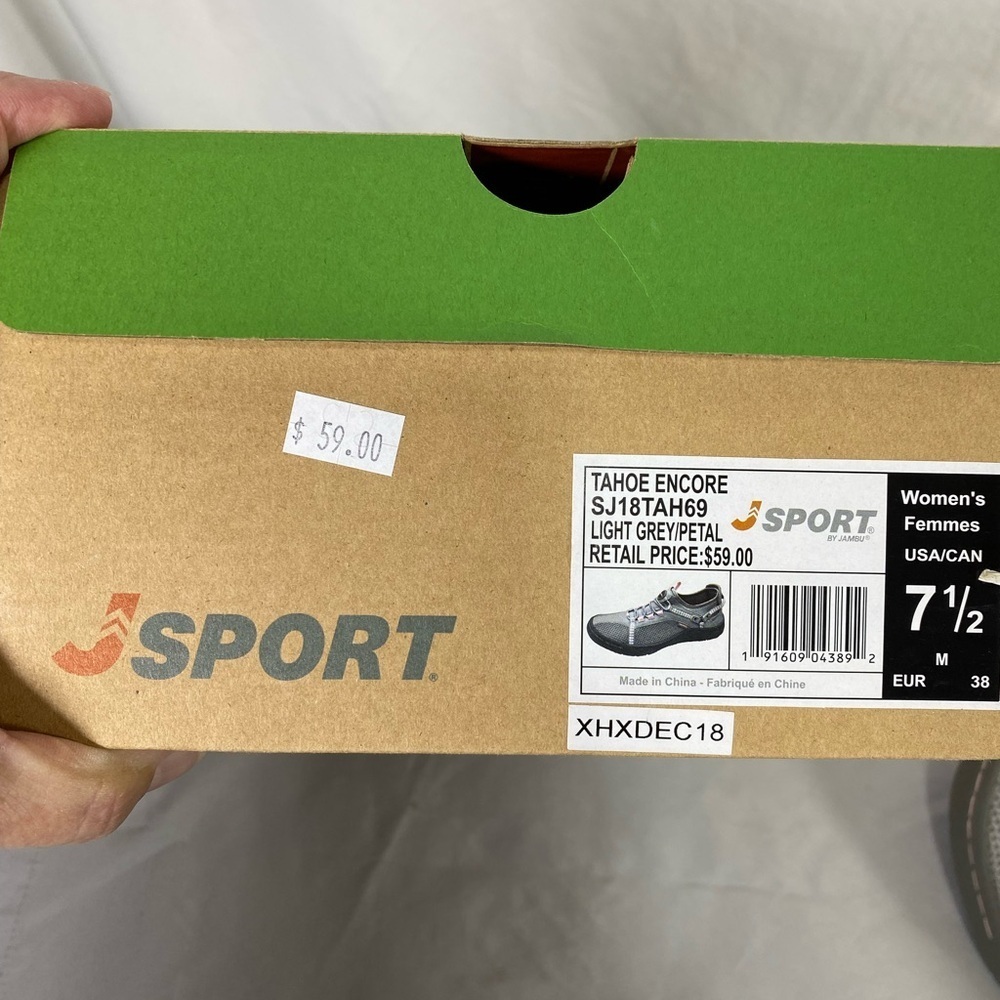 Jambu JSport Tahoe Encore Women's Athletic Shoes in Gray and Pink - Picture 10 of 10